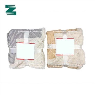 Bunga Potong Micro Plush + Sherpa Double Blanket